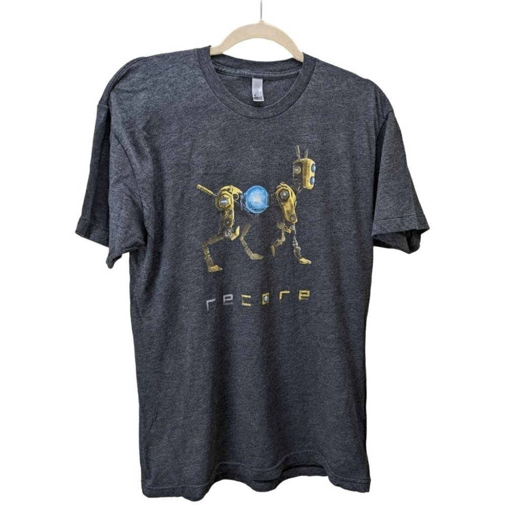 RECORE MACK Dog Gray Shirt Mens Large